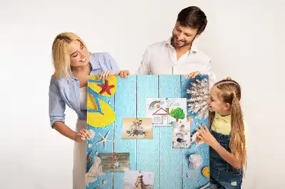 Prikbord van kurk Strandkenmerken
