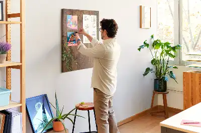 Prikbord Rustiek hout