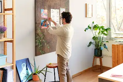 Prikbord Rustiek hout