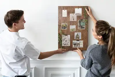 Prikbord Rustiek hout