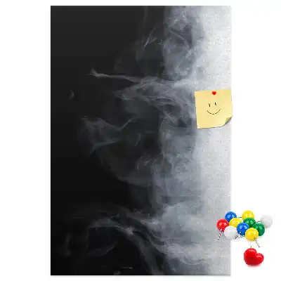 Prikbord Een sliert rook