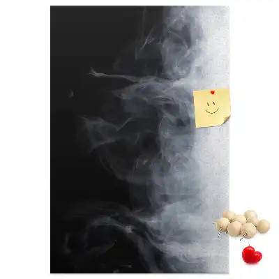 Prikbord Een sliert rook
