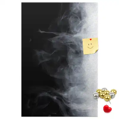 Prikbord Een sliert rook