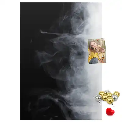 Prikbord Een sliert rook