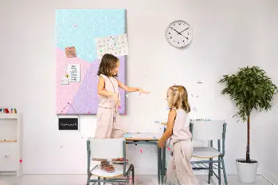 Prikbord Pastel patroon