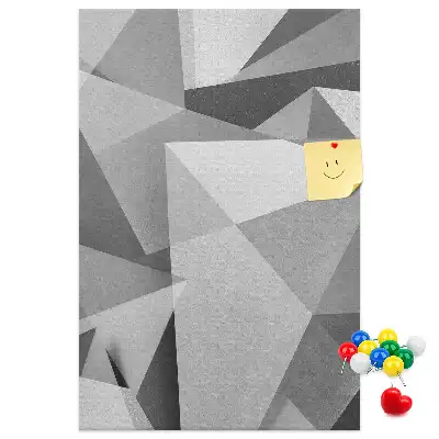 Geometrisch prikbord van kurk