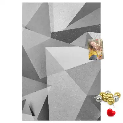 Prikbord van kurk Geometrische compositie