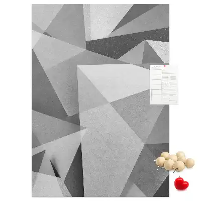 Prikbord van kurk Geometrische compositie