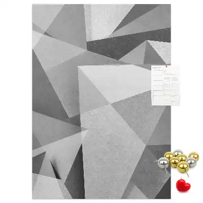 Prikbord van kurk Geometrische compositie