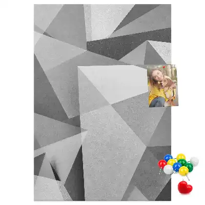 Prikbord van kurk Geometrische compositie