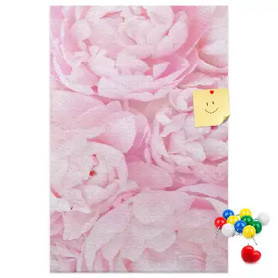 Prikbord van kurk Zomerbloemen