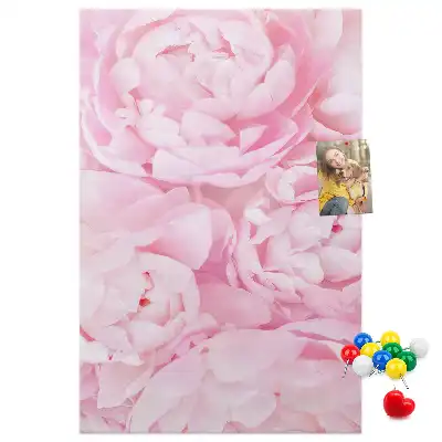 Prikbord van kurk Zomerbloemen