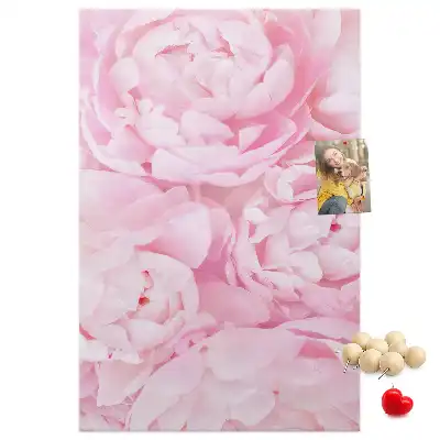 Prikbord van kurk Zomerbloemen