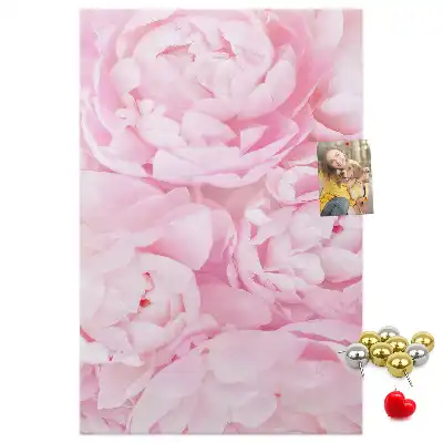 Prikbord van kurk Zomerbloemen