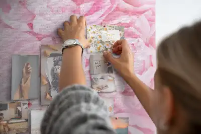 Prikbord van kurk Zomerbloemen