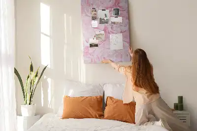 Prikbord van kurk Zomerbloemen