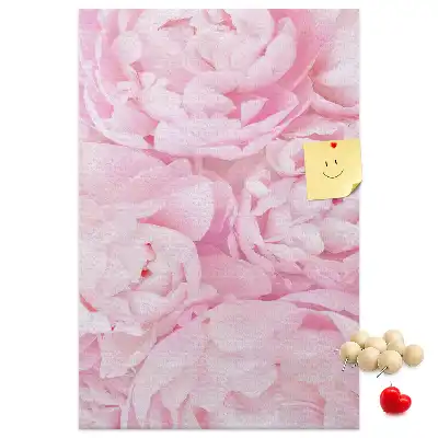 Prikbord van kurk Zomerbloemen