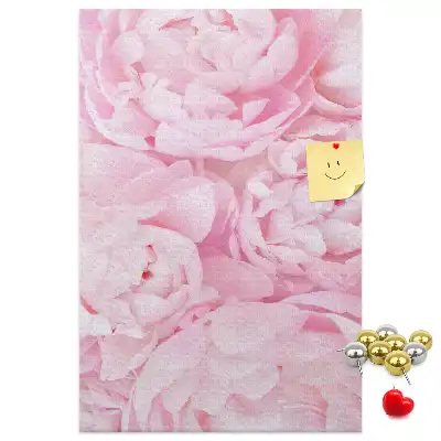 Prikbord van kurk Zomerbloemen