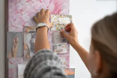 Prikbord van kurk Zomerbloemen