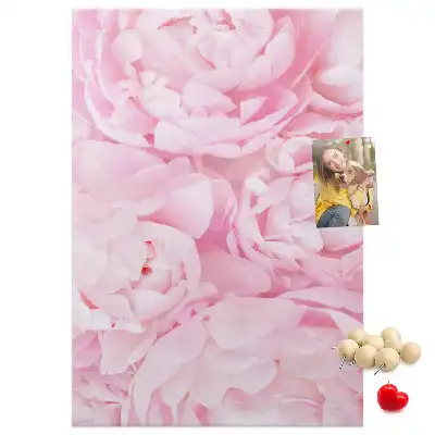Prikbord van kurk Zomerbloemen
