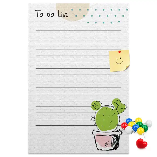 Prikbord Takenlijst
