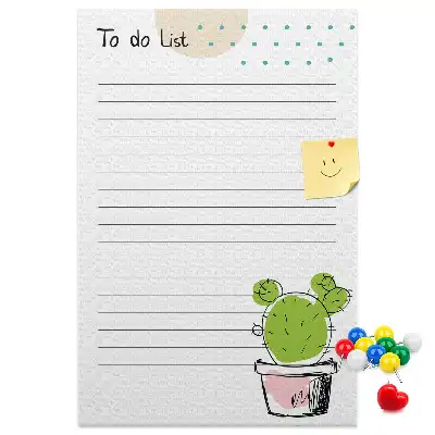 Prikbord Takenlijst