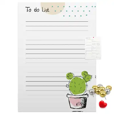 Prikbord Takenlijst