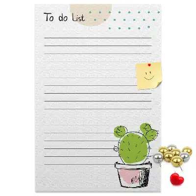 Prikbord Takenlijst