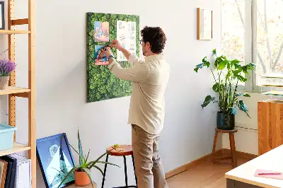 Prikbord van kurk bosachtige aard van de boom