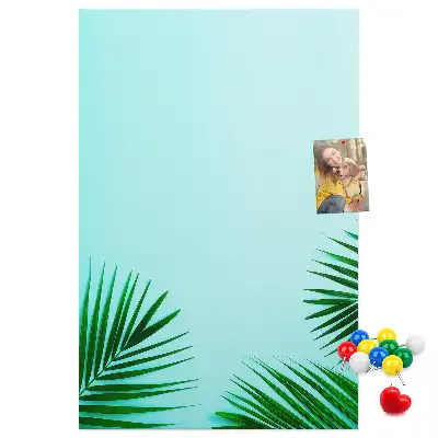 Prikbord Artistieke bladeren abstract