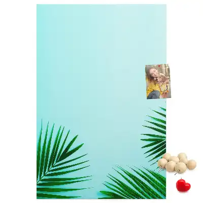 Prikbord Artistieke bladeren abstract
