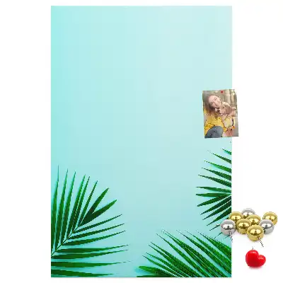 Prikbord Artistieke bladeren abstract