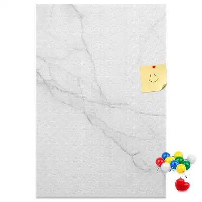 Kurken prikbord met marmerlook