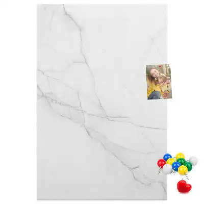 Prikbord van kurk Marmersteen