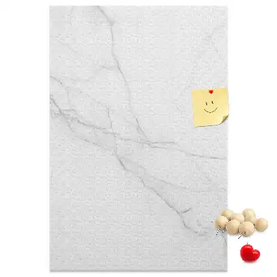 Prikbord van kurk Marmersteen