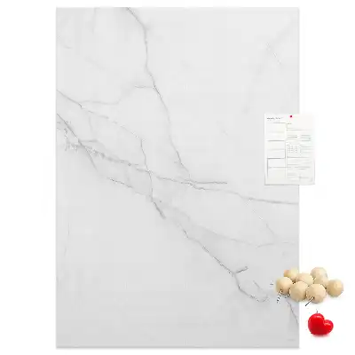 Prikbord van kurk Marmersteen