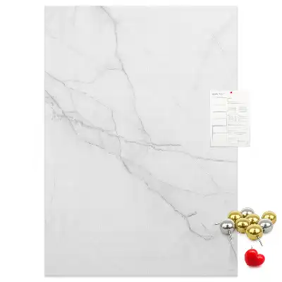Prikbord van kurk Marmersteen