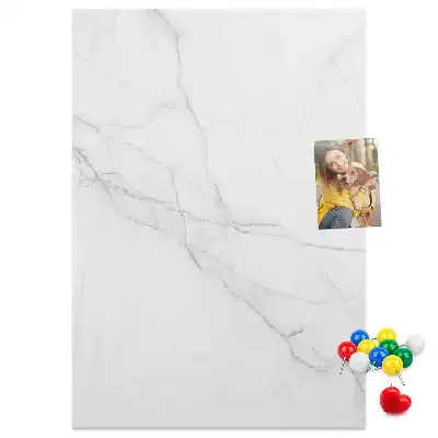 Prikbord van kurk Marmersteen