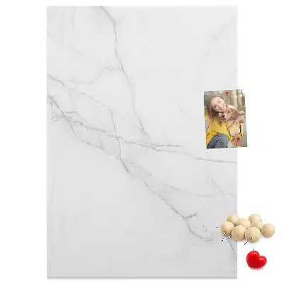 Prikbord van kurk Marmersteen