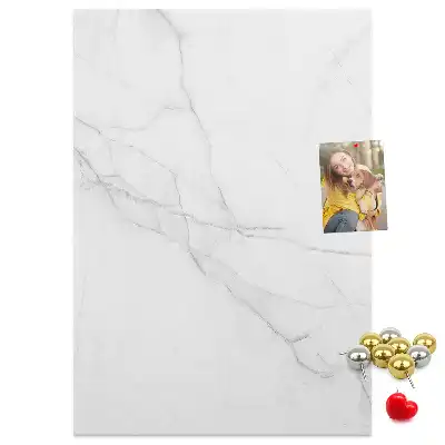 Prikbord van kurk Marmersteen