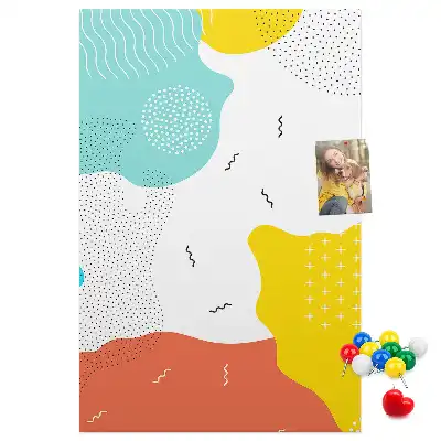Prikbord Doodle-abstractie