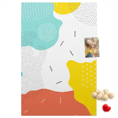 Prikbord Doodle-abstractie