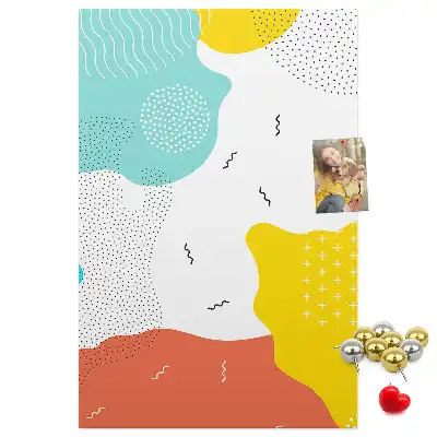 Prikbord Doodle-abstractie