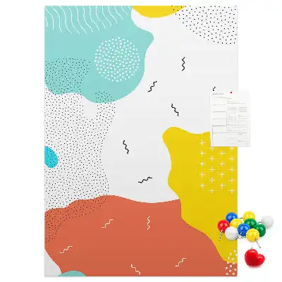 Prikbord Doodle-abstractie
