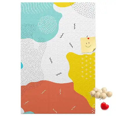 Prikbord Doodle-abstractie