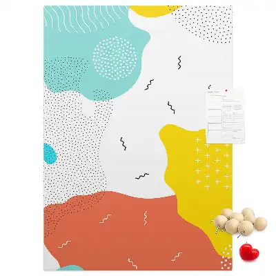 Prikbord Doodle-abstractie