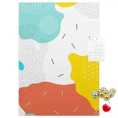 Prikbord Doodle-abstractie