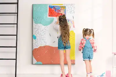 Prikbord Doodle-abstractie