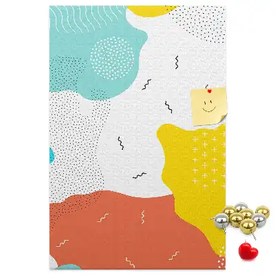 Prikbord Doodle-abstractie