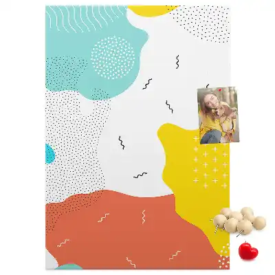 Prikbord Doodle-abstractie